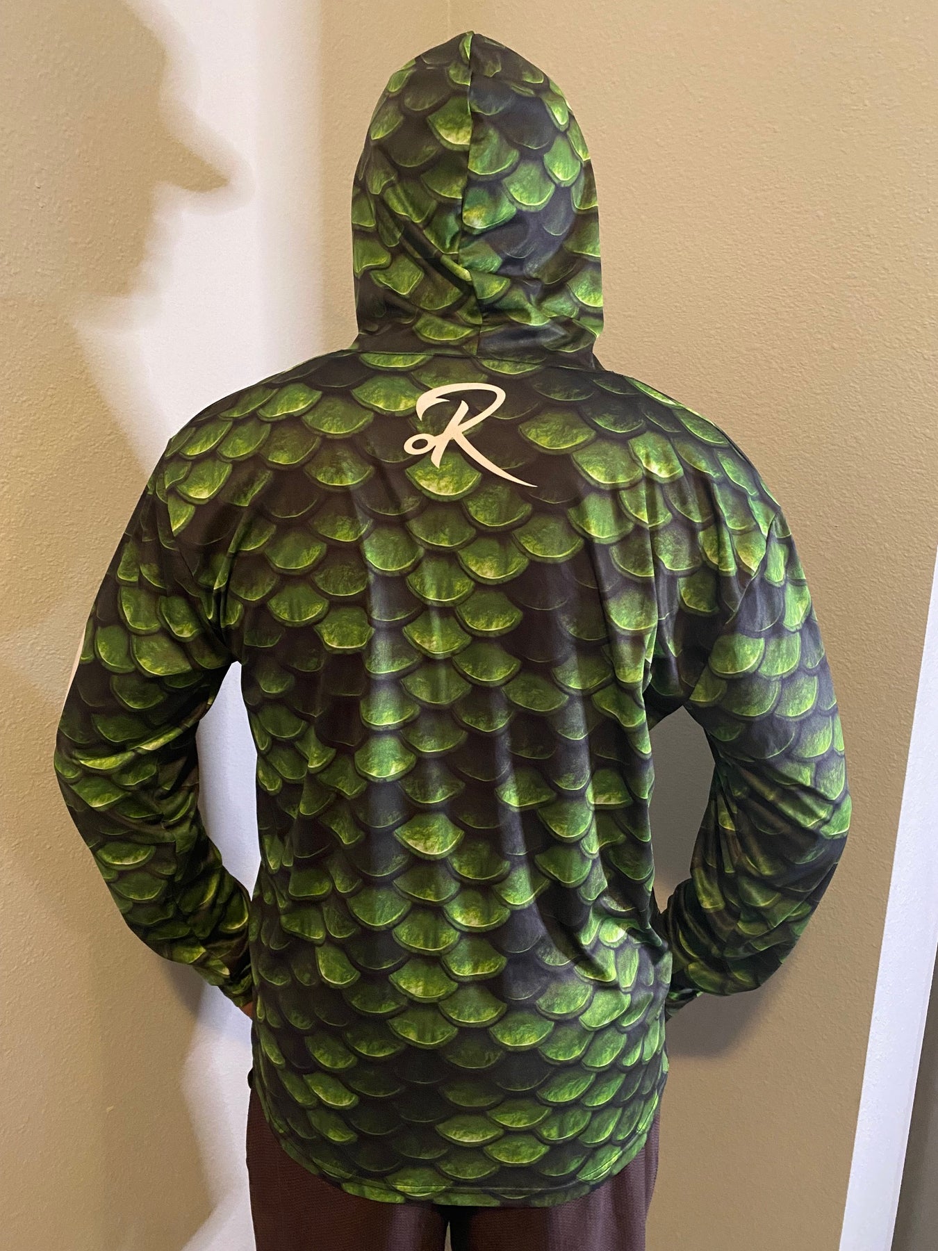 Rippa Green FishScale Hoodie Shirt – Rippa Performance Apparel